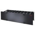 Apc 3U Horizontal Cable Manager, 6 Fingers Top And Bottom AR8605